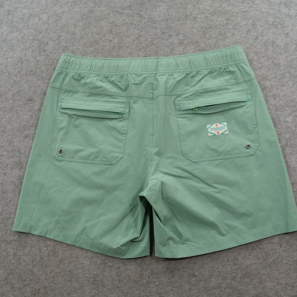 Sendero Provisions Shorts Mens Extra Large Green Board Swim Surf Trail Hiking - Picture 2 of 11